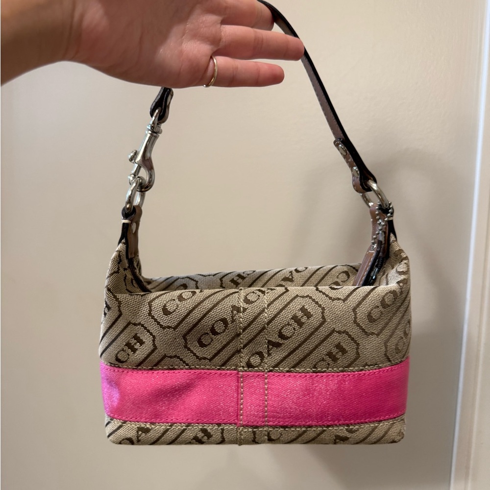 Coach Vintage Brown and Pink Bag